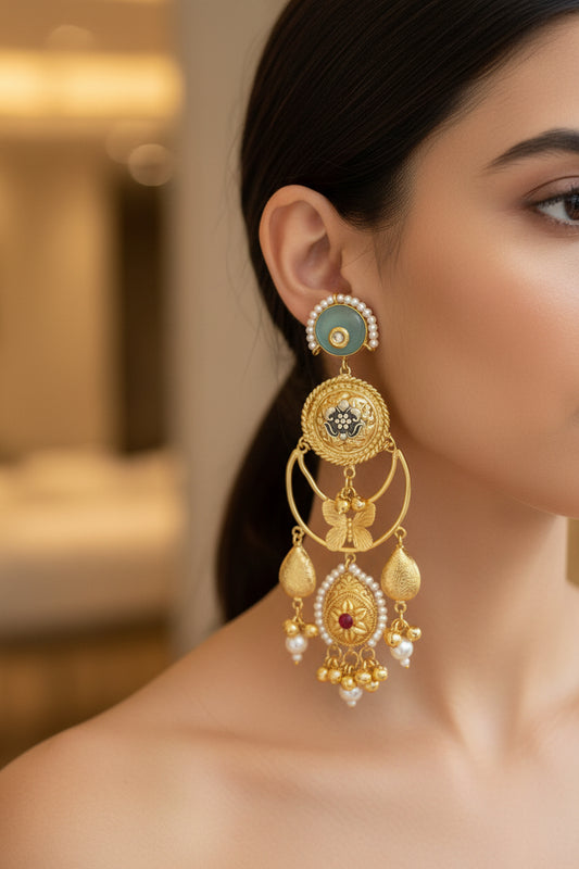 Kashmiri long jhumka jewellerylovers
