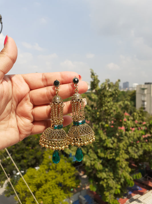 Golden jhumka
