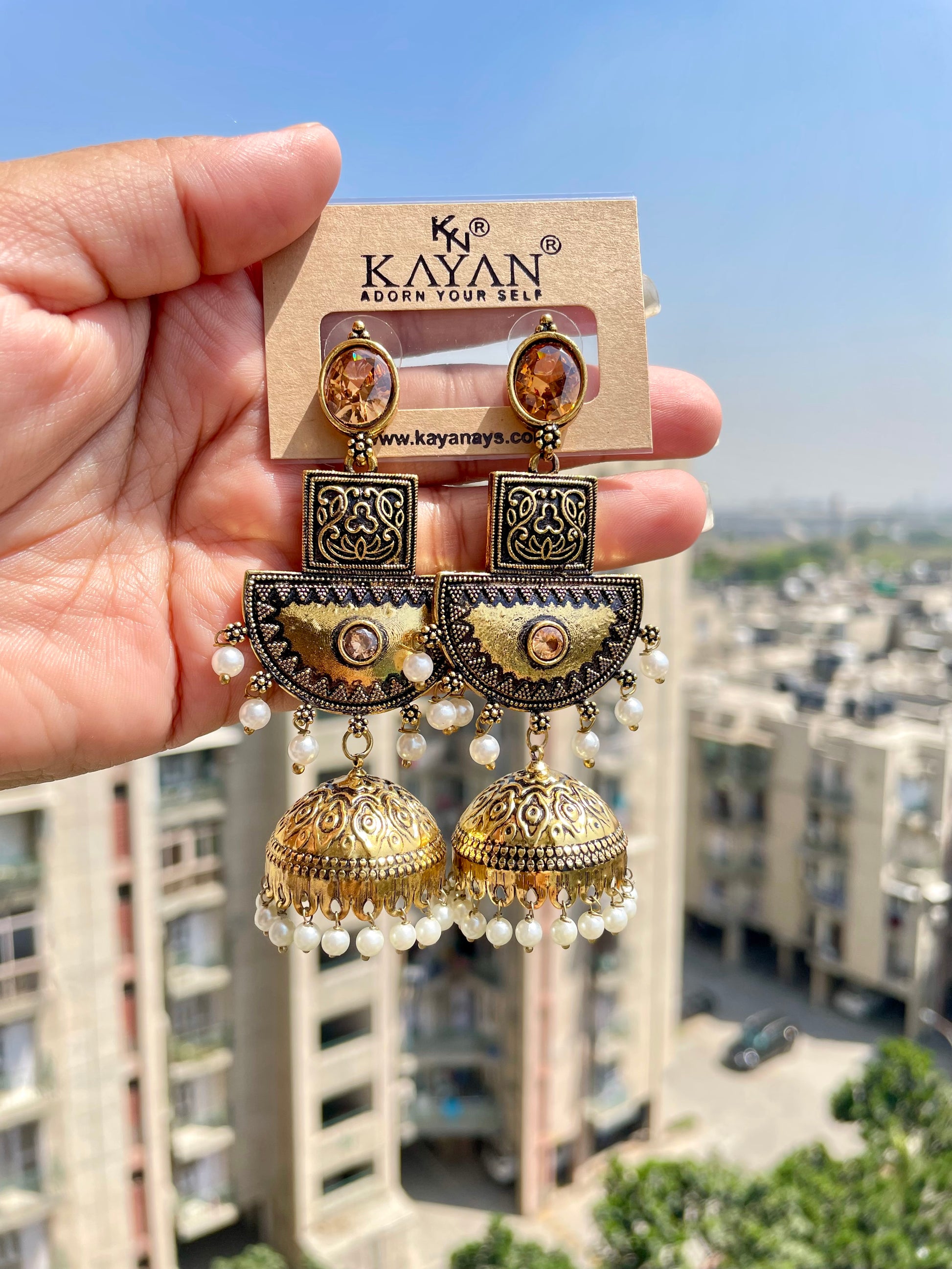 Antique Kashmiri jhumka jewellerylovers