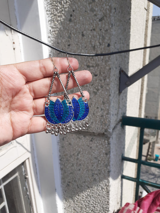 Lotus earrings