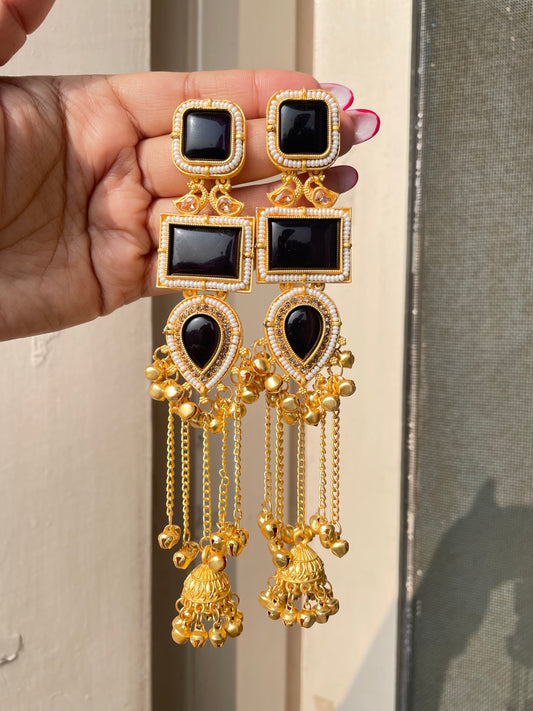 Long ghungroo Kashmiri jhumka