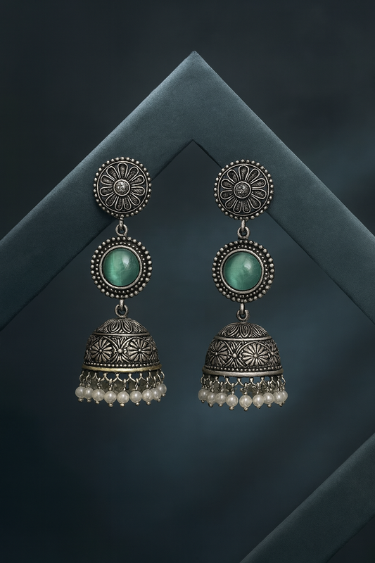silver jhumka jewellerylovers