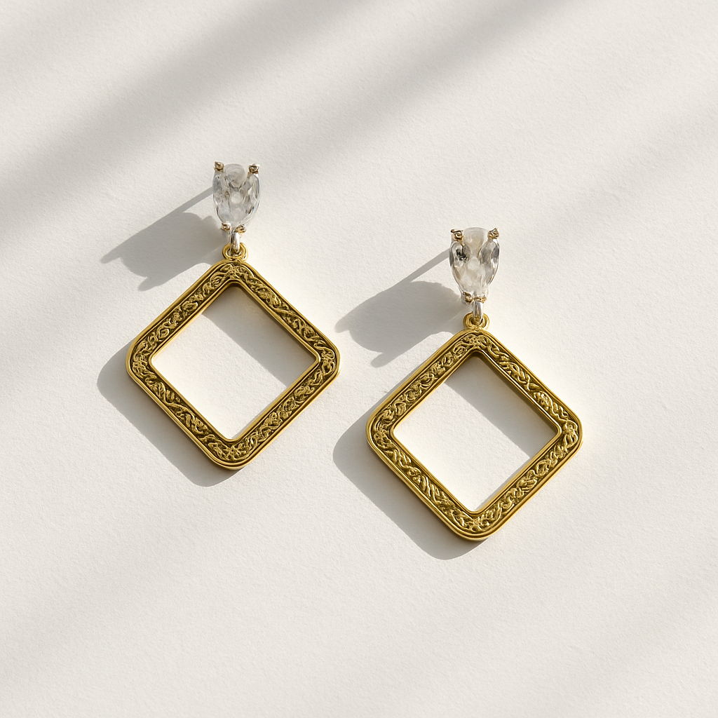 Chunky daily wear earrings jewellerylovers
