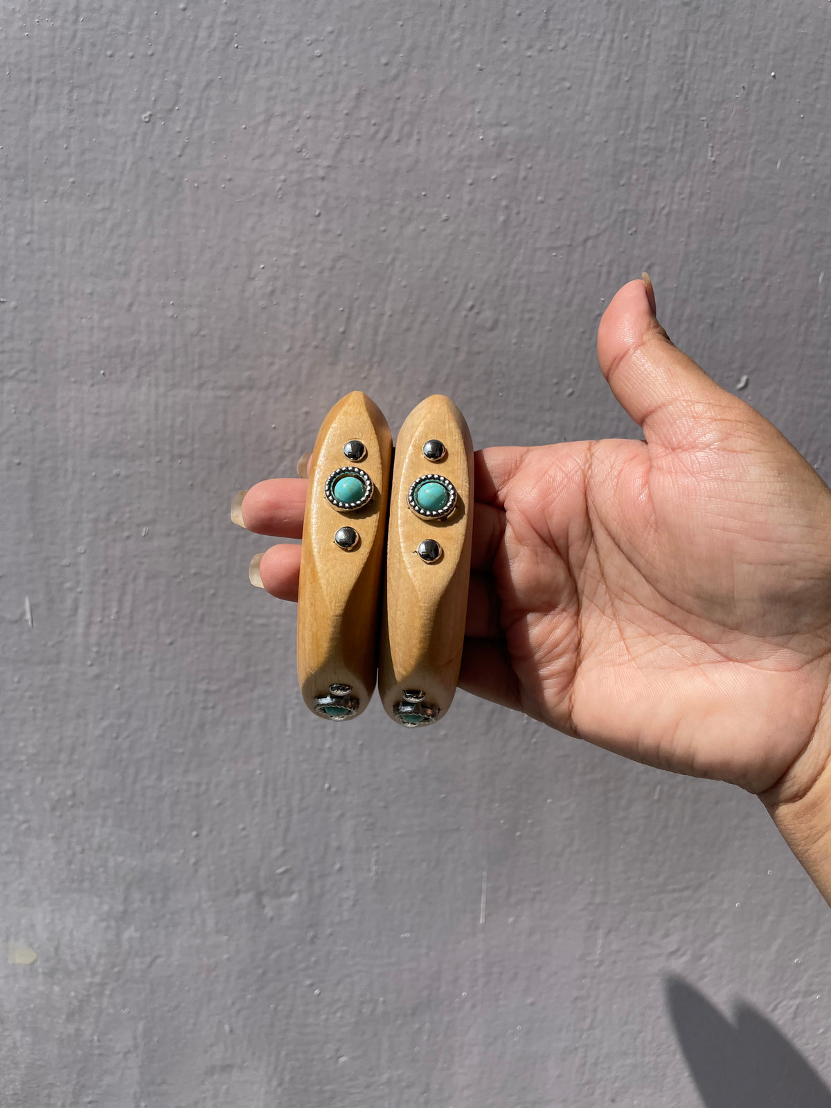 wooden stack set of 2 (size 2.8) jewellerylovers