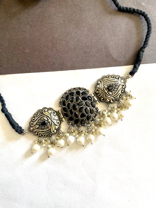 Beaded choker