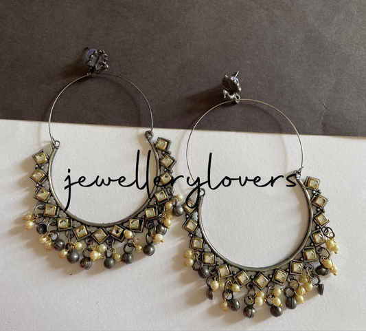 Dual tone chaandbali