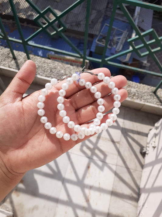 Pearl hoops