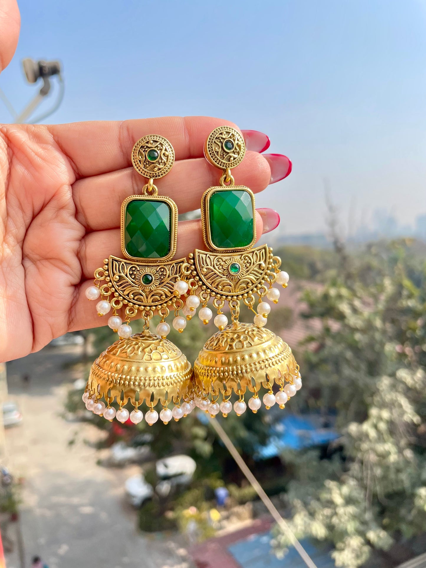 Kashmiri jhumkas