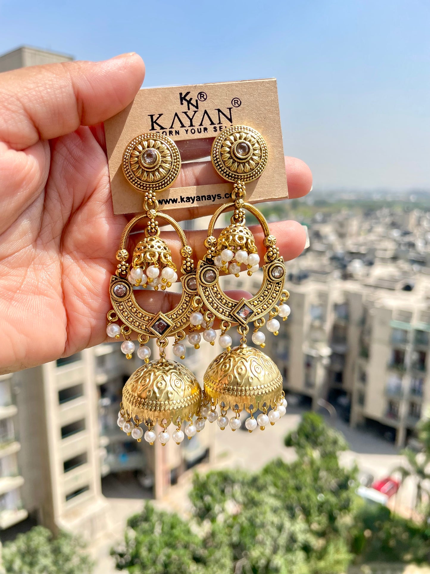 Kashmiri jhumka jewellerylovers