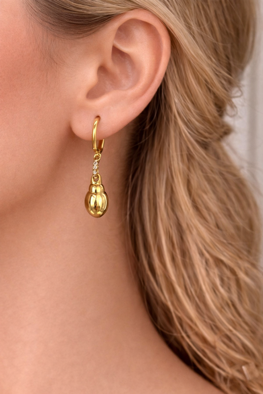 Anti tarnished shell earrings jewellerylovers