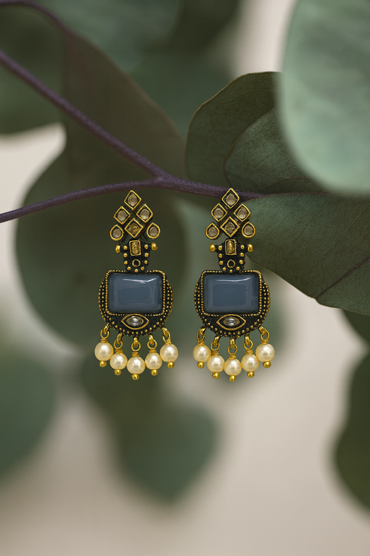 Beaded mini earrings jewellerylovers
