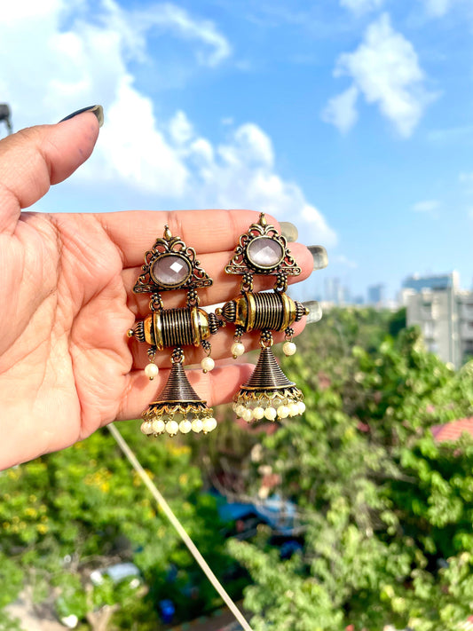 Golden jhumka jewellerylovers
