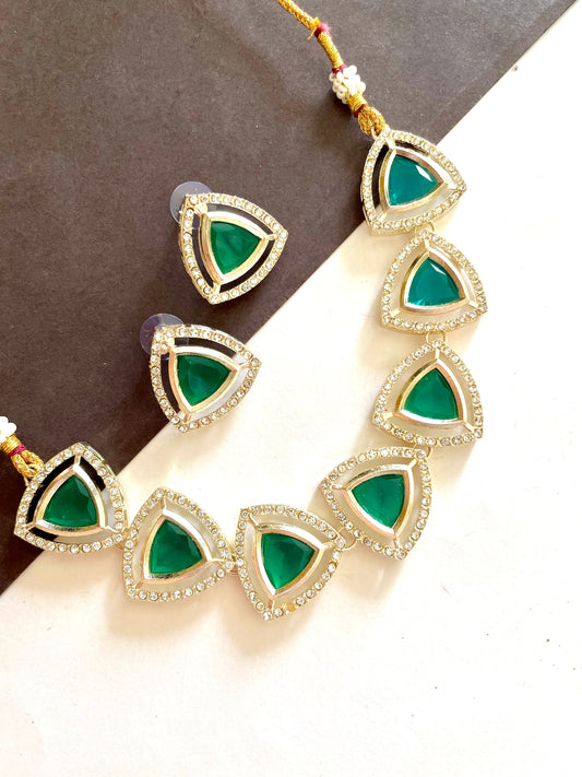Shop ad necklace set at Jewellery Lovers. Anti-tarnish, trendy & perfect for daily or festive wear. Free shipping available. jewellerylovers
