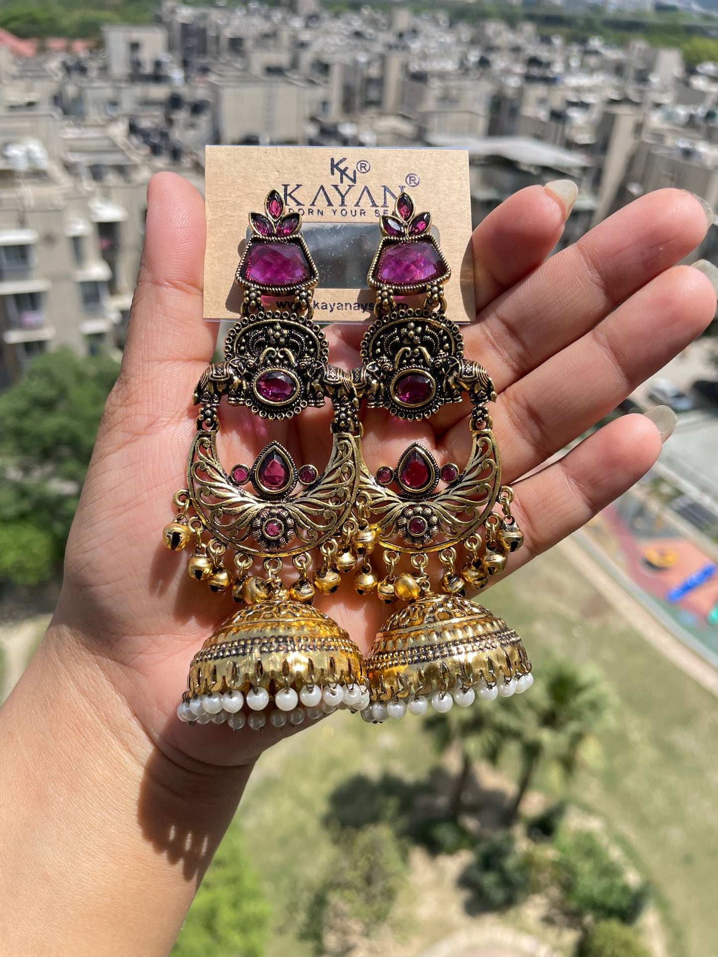 Kashmiri jhumka jewellerylovers