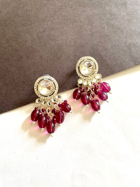 Mini kundan studs
