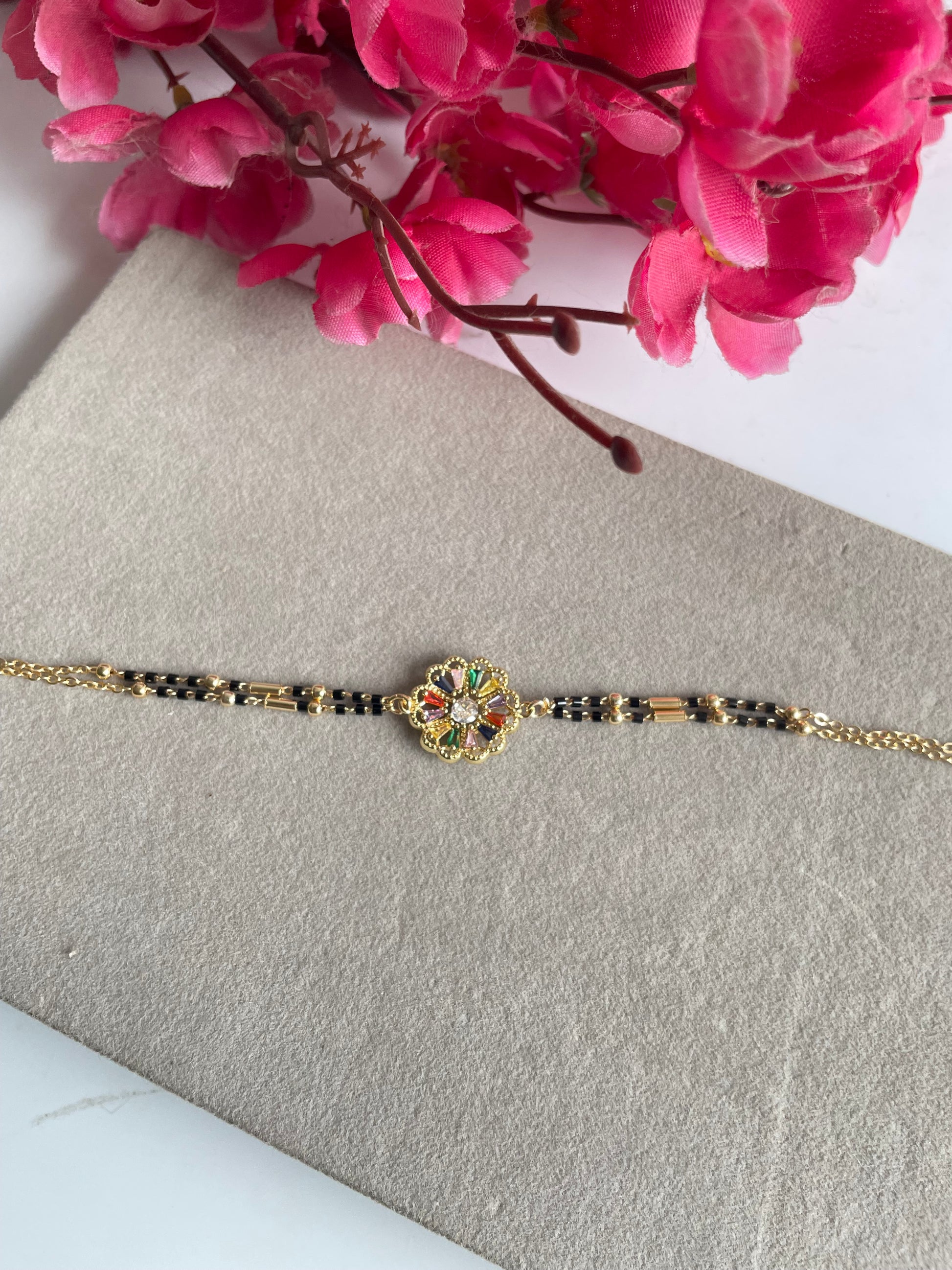 Hand Mangalsutra Bracelet jewellerylovers