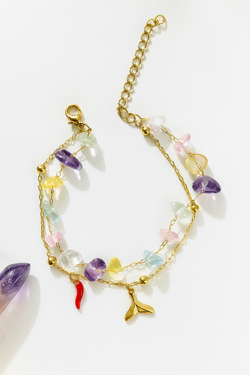 Chilli charms beaded bracelet jewellerylovers