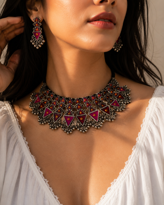 Afghani Choker necklace jewellerylovers