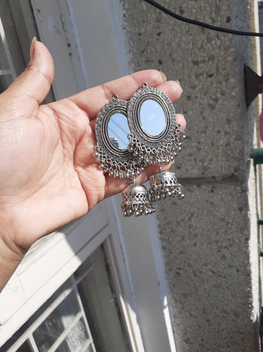Mirror earrings