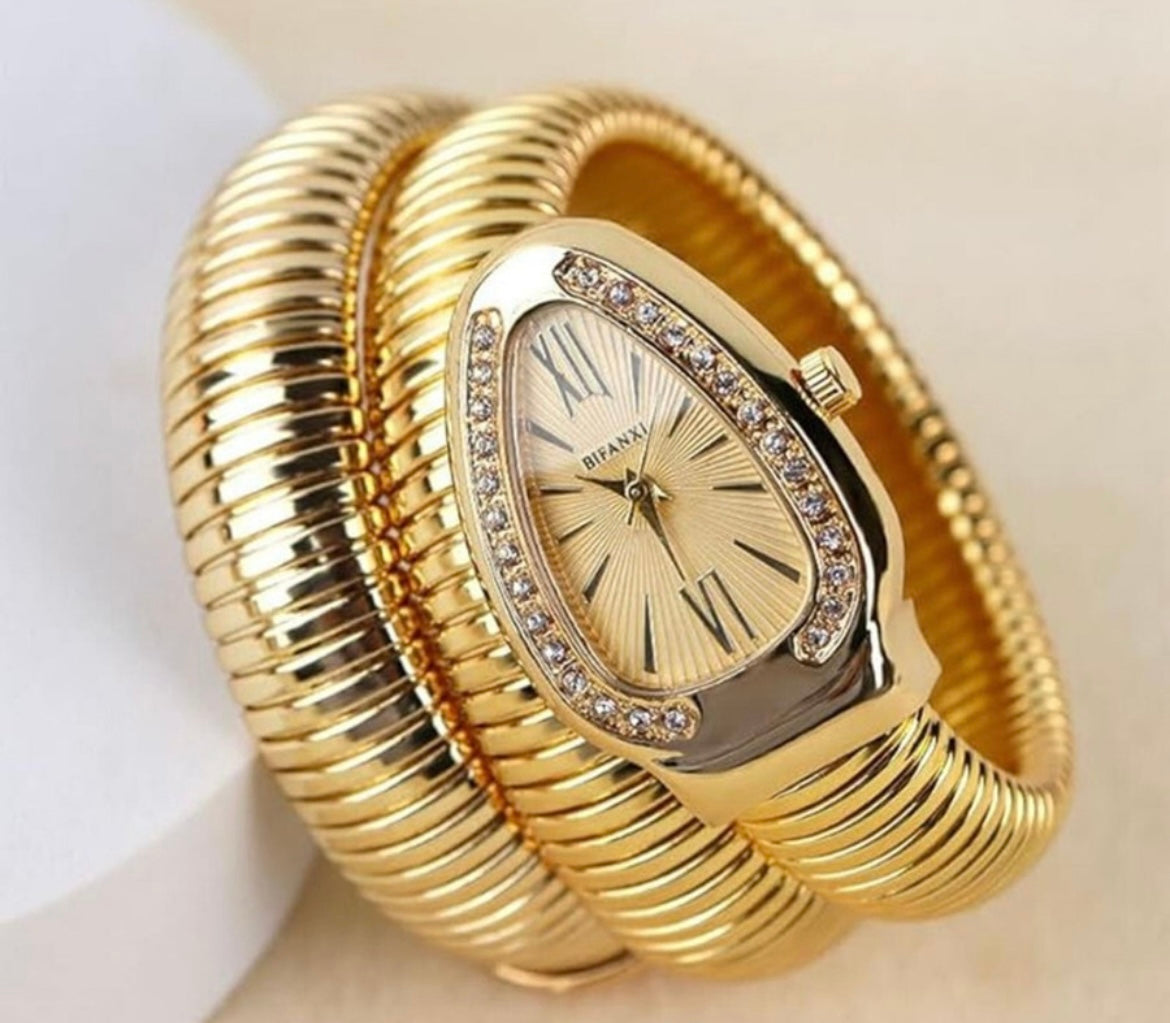 [Pre-Order] Snake Watch – Viral Design, 150+ Sold Out! | Anti-Tarnish by Jewellery Lovers jewellerylovers