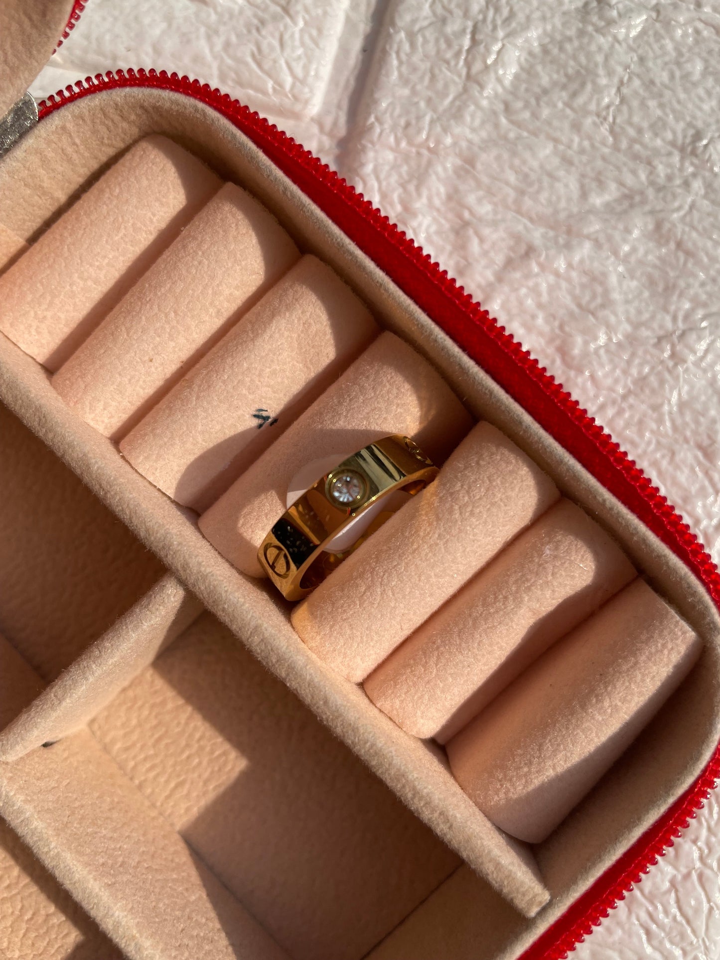 Shop cartier one stone one plain at Jewellery Lovers. Anti-tarnish, trendy & perfect for daily or festive wear. Free shipping available. jewellerylovers