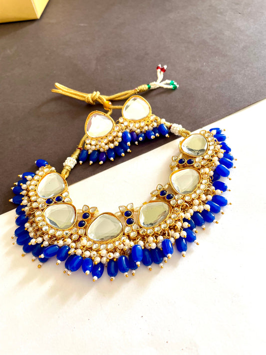 Shop polki kundan set with earrings at Jewellery Lovers. Anti-tarnish, trendy & perfect for daily or festive wear. Free shipping available. jewellerylovers