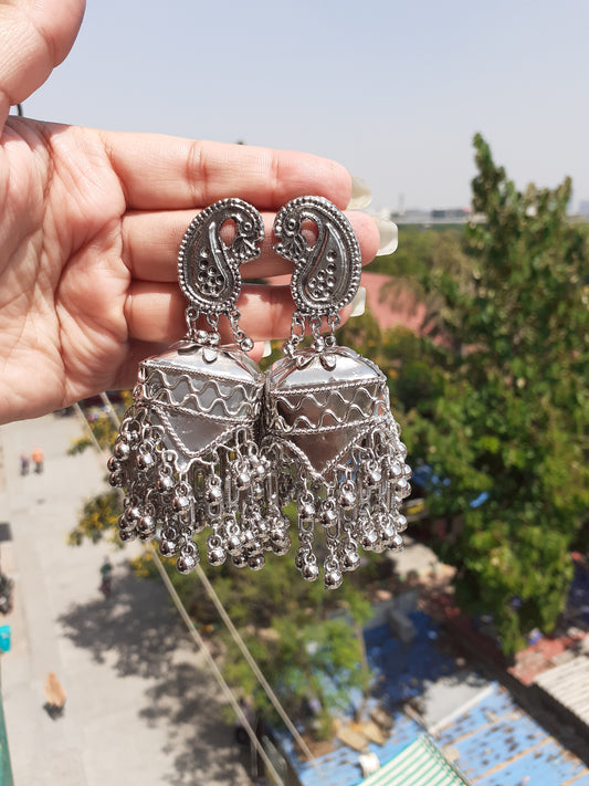 Oxidised jhumka