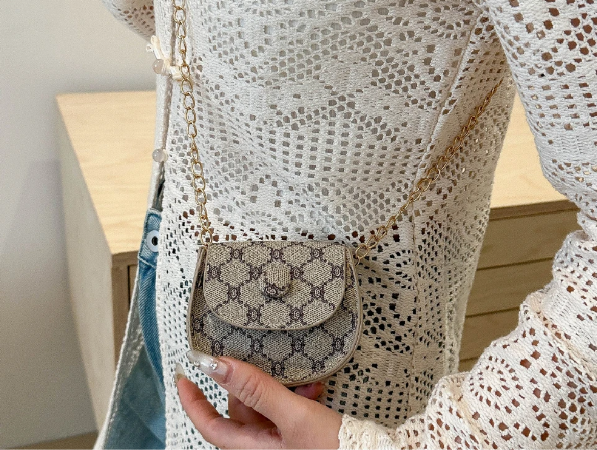 Mini Designer-Inspired Sling Bag with Chain | Compact Crossbody Pouch – 2 Shades jewellerylovers