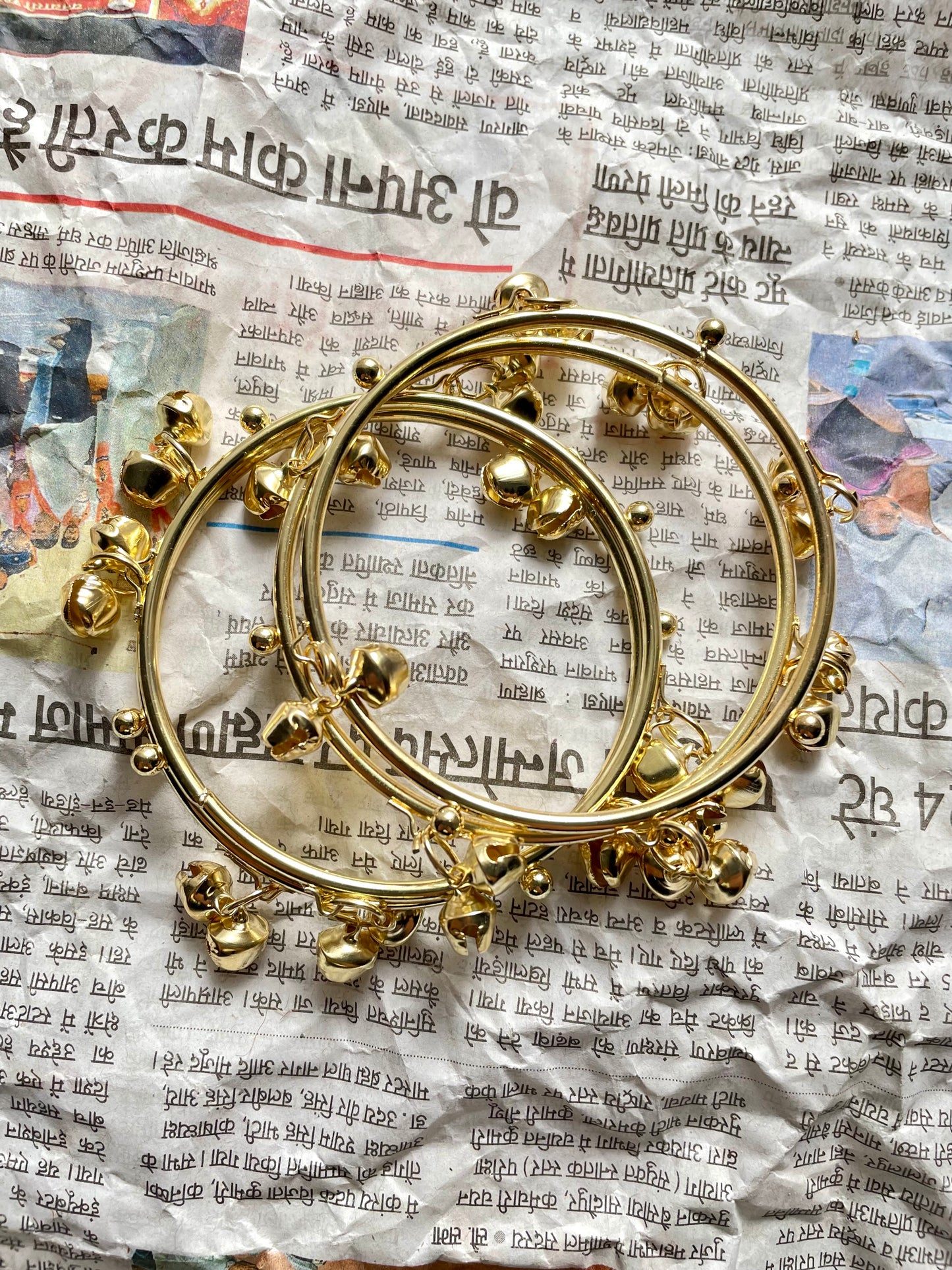 Golden Ghungroo bangles (pack of 4) jewellerylovers