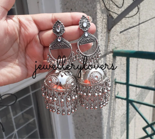 Oxidised doll Earrings