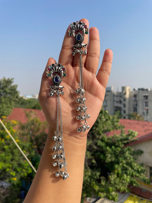 Multicolour Kashmiri jhumka jewellerylovers