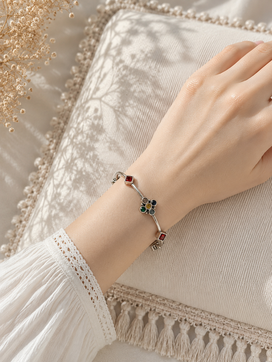 Silver regular wear bangles (pair) size 2.6 jewellerylovers