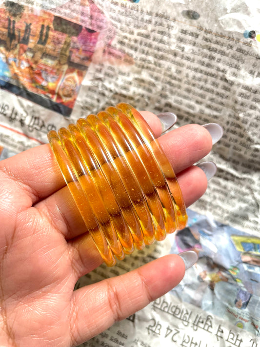 Jelly glass bangles set of 8 bangles jewellerylovers