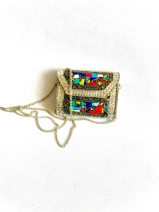 Multicolour square sling