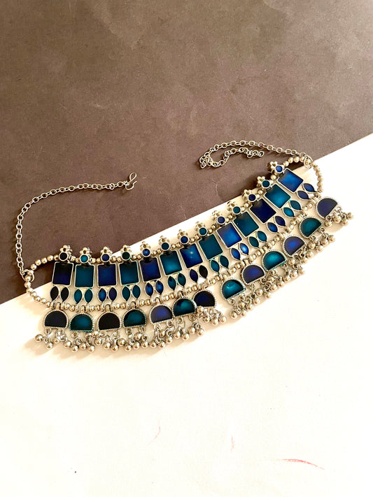 Afghani choker necklace jewellerylovers