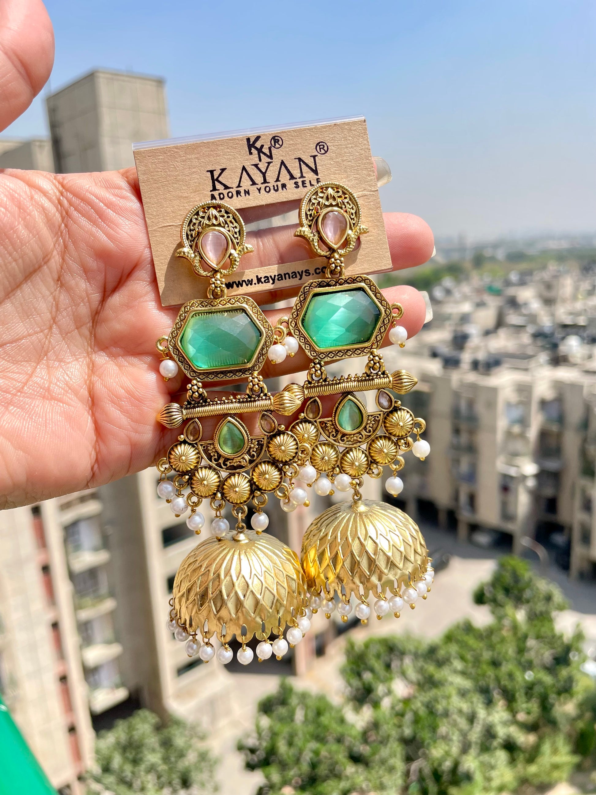 Kashmiri jhumka jewellerylovers