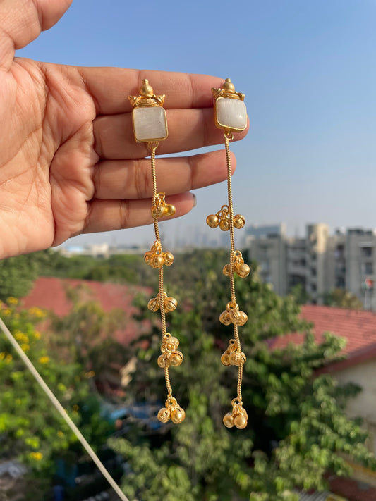 Beaded Kashmiri jhumka jewellerylovers