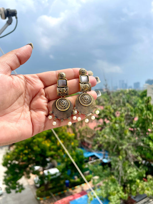 Golden jhumka jewellerylovers
