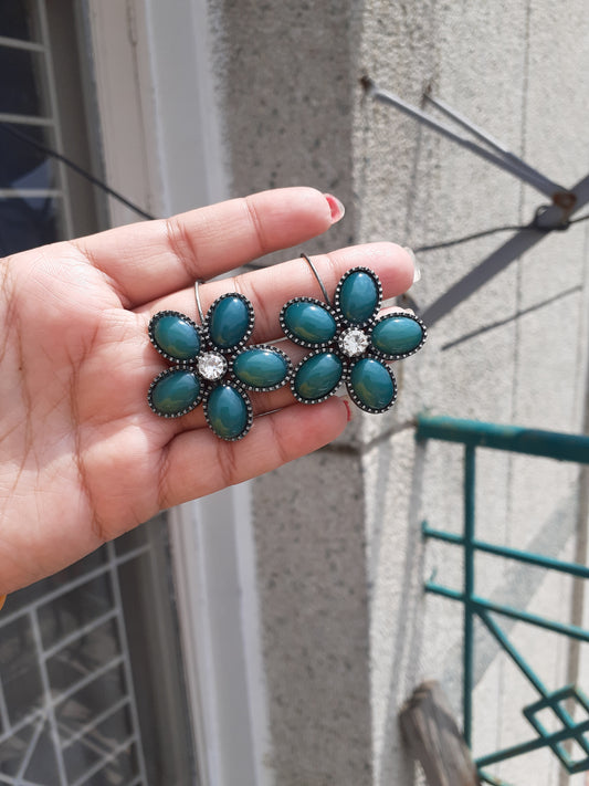 Flower earrings