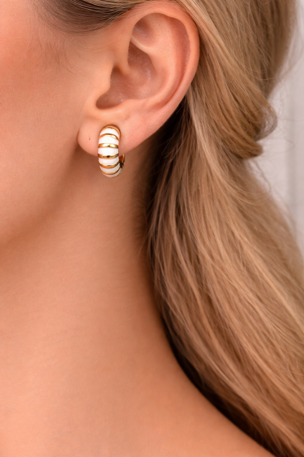 Enamel hoops jewellerylovers