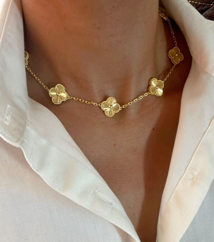 Shop elegant van cleef-inspired clover necklace - 4 colors at Jewellery Lovers. Anti-tarnish, trendy & perfect for daily or festive wear. Free shipping availabl jewellerylovers
