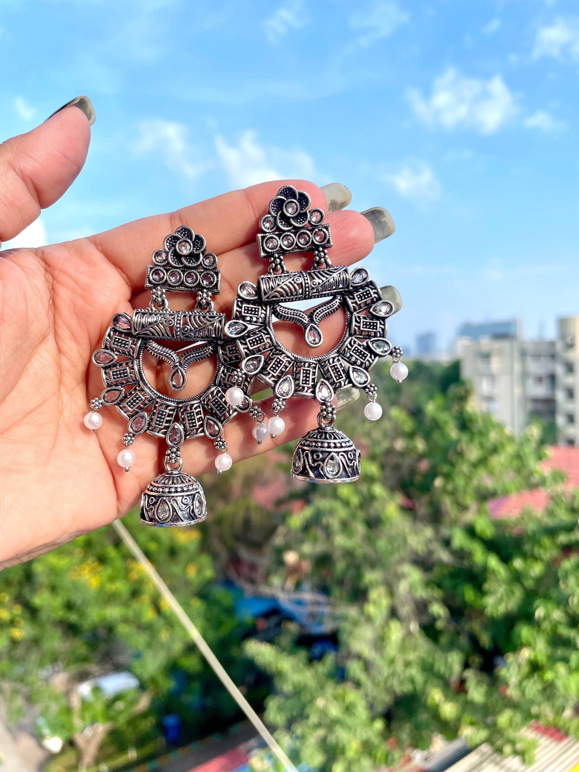 temple jhumka jewellerylovers