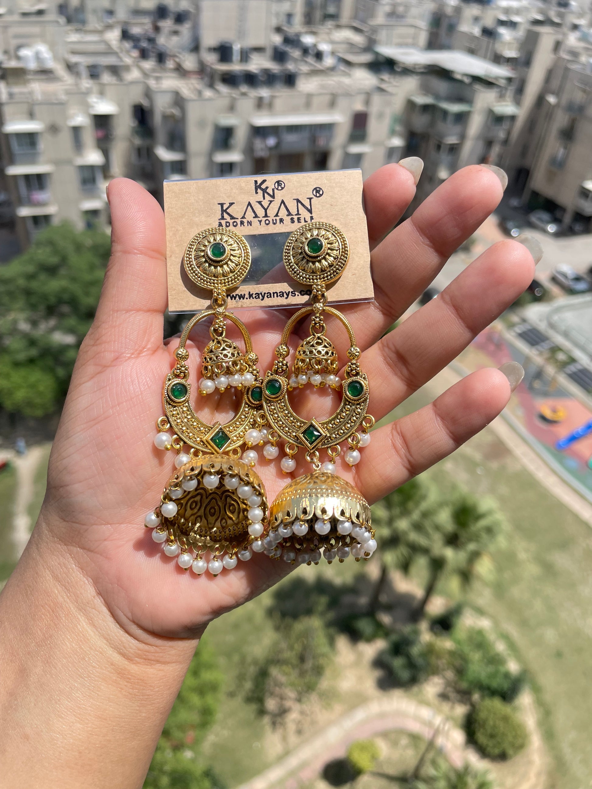 Kashmiri jhumka jewellerylovers