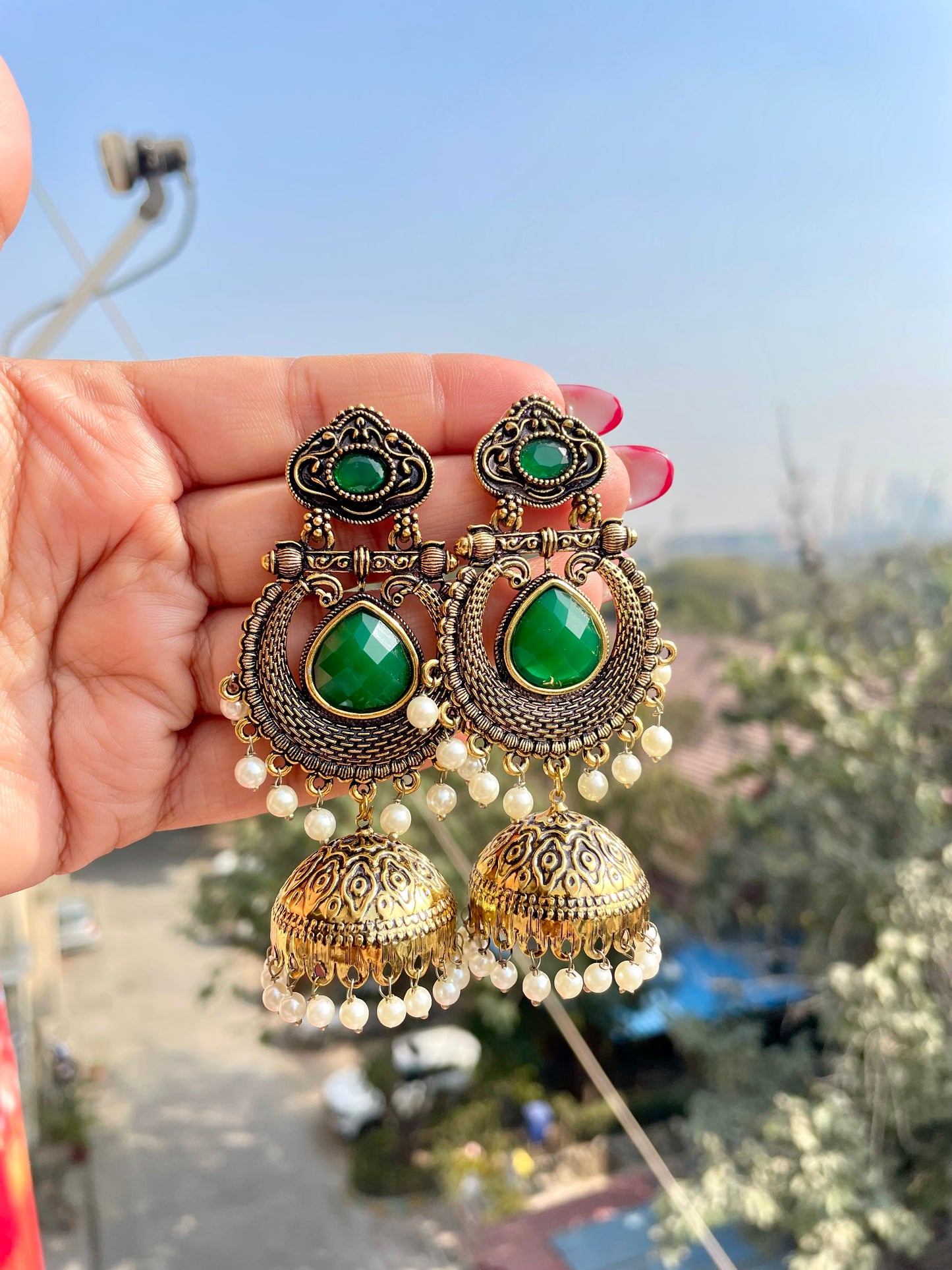 Kashmiri jhumkas