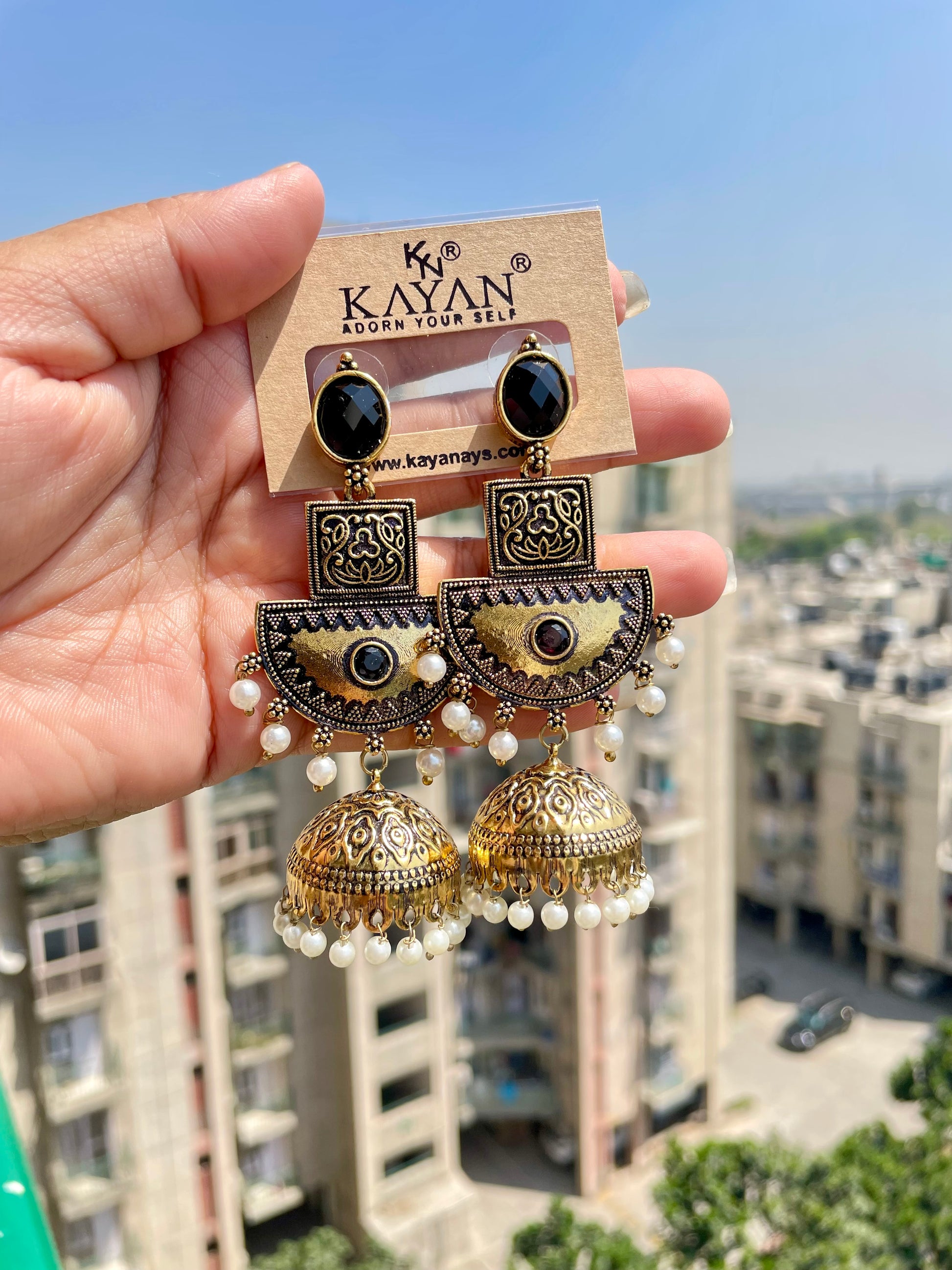 Antique Kashmiri jhumka jewellerylovers