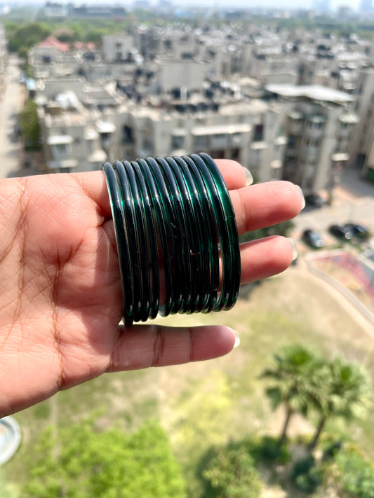 Plain Glass bangles (dozen) jewellerylovers