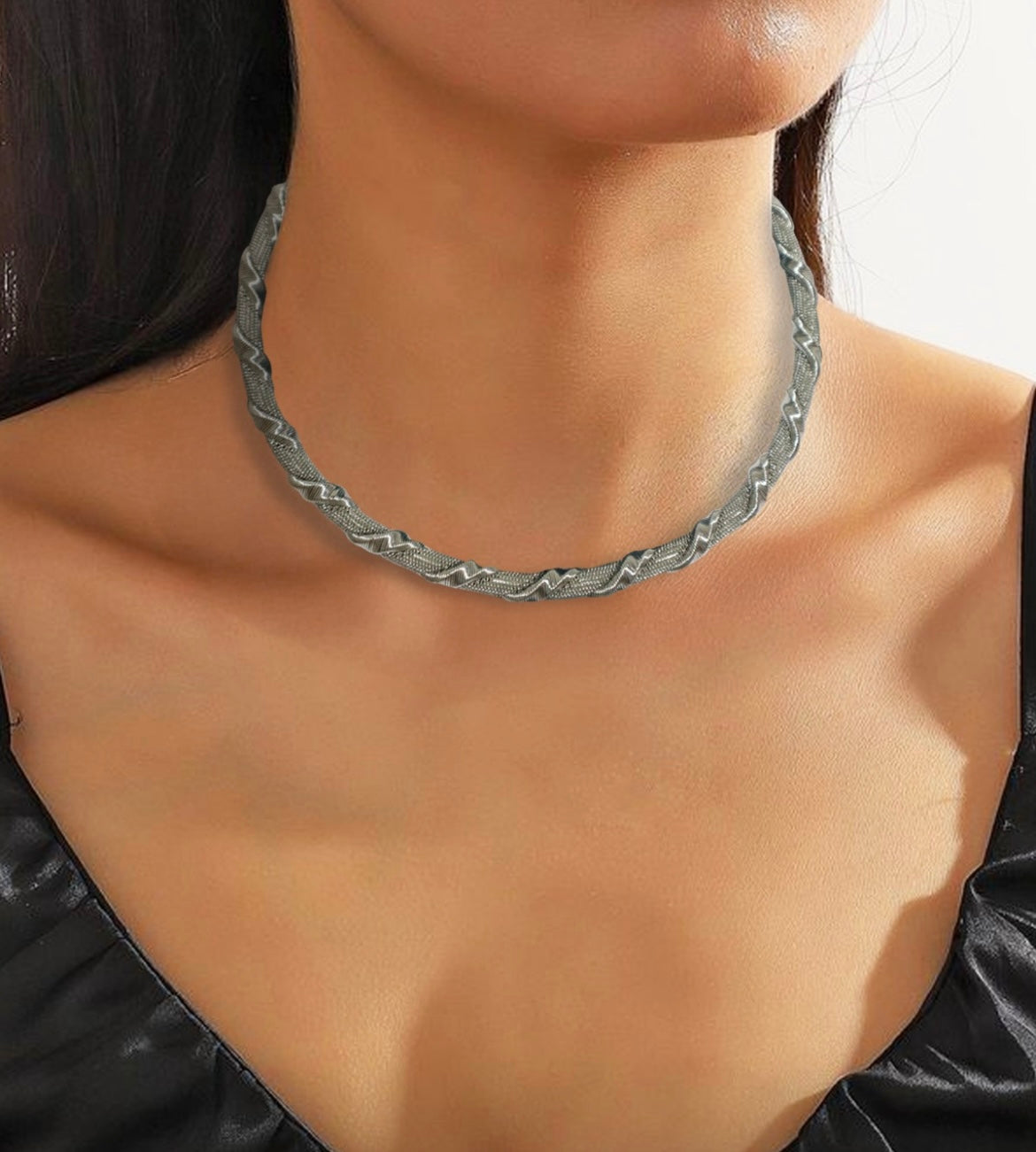 Braided choker | Anti-Tarnish by Jewellery Lovers jewellerylovers