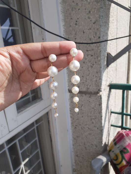 Pearl earrings