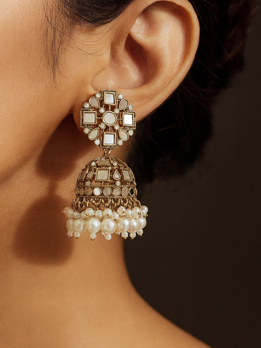 Kundan jhumka jewellerylovers