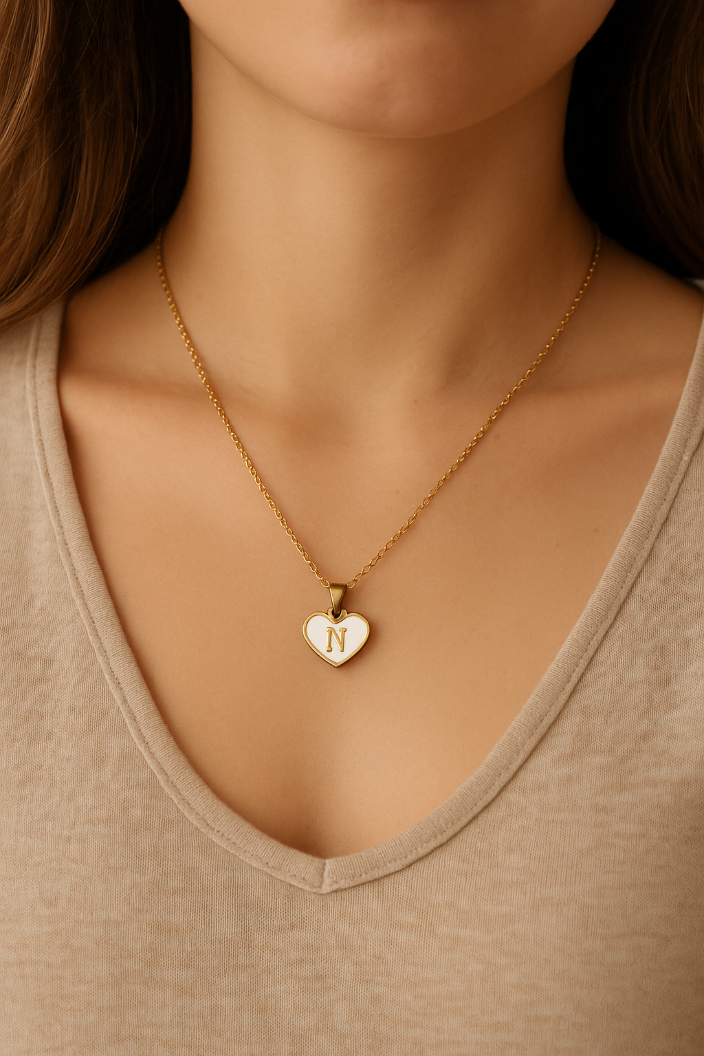 Shop initial necklace n alphabet at Jewellery Lovers. Anti-tarnish, trendy & perfect for daily or festive wear. Free shipping available. jewellerylovers